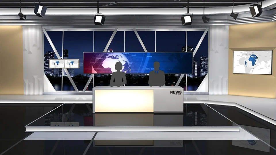 News Studio 100 for vMix virtual sets